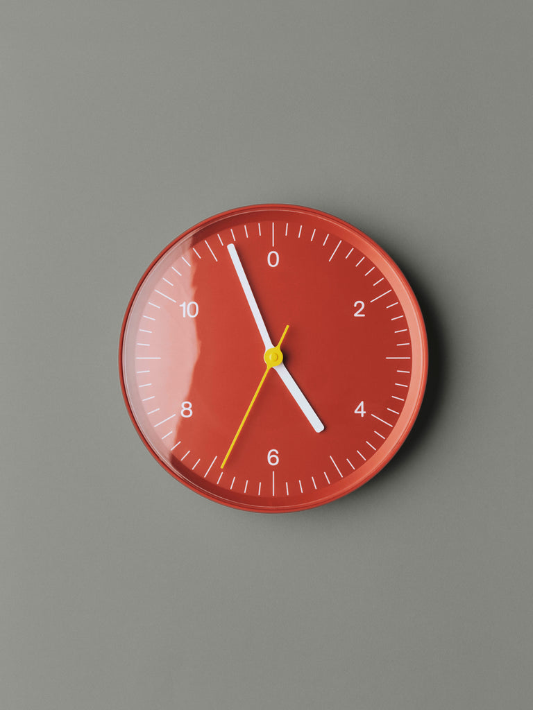 Wall Clock - Red