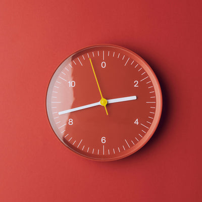 Wall Clock - Red