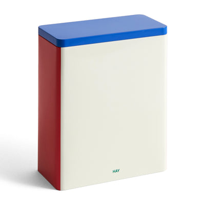 XL Tin Container - Red, White & Blue