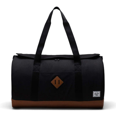 Heritage Duffle - Black & Saddle Brown
