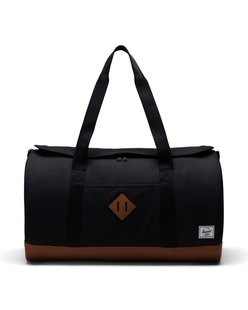 Heritage Duffle - Black & Saddle Brown