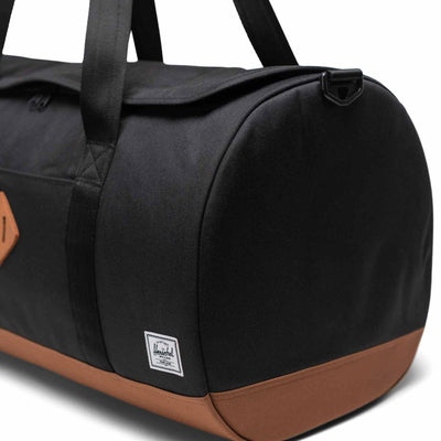 Heritage Duffle - Black & Saddle Brown