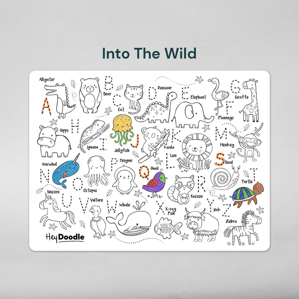 Silicone Drawing Mat - Into the Wild