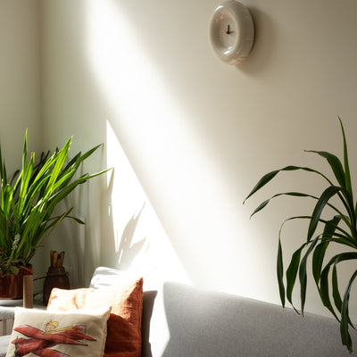 Ceramic Clock - Bone