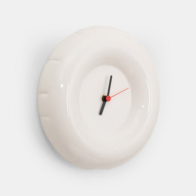 Ceramic Clock - Bone