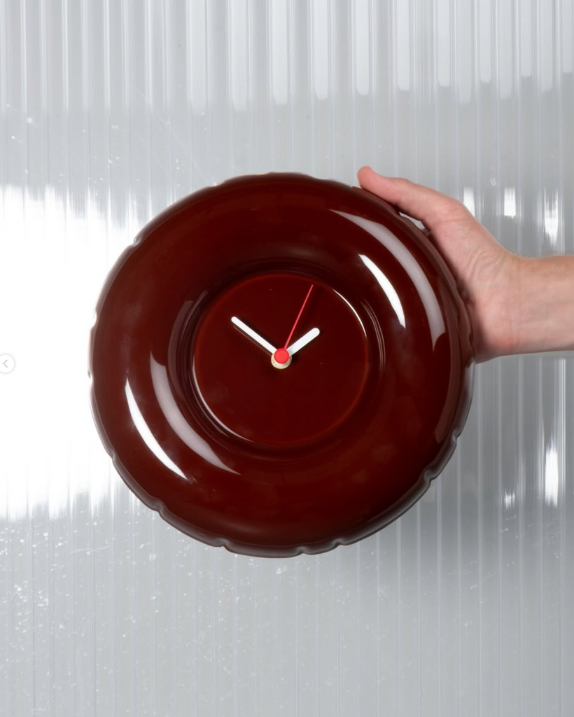 Ceramic Clock - Chocolate