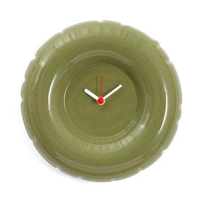 Ceramic Clock - Olive