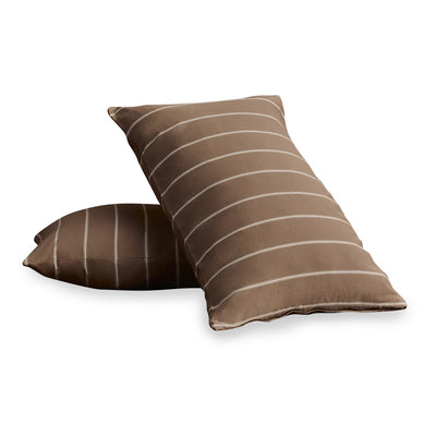 Caramel Stripe Pillowcases