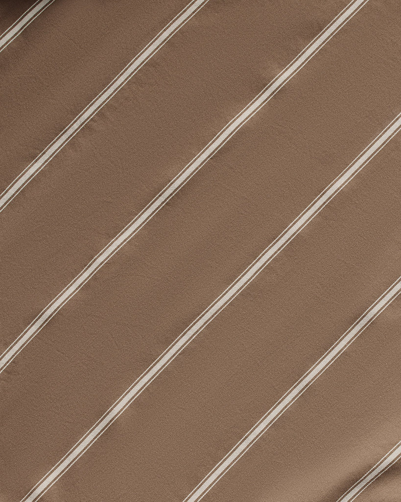 Caramel Stripe Pillowcases