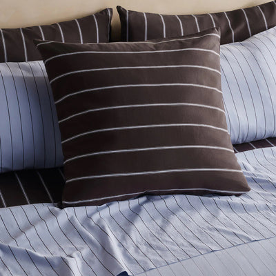 Chocolate Stripe Pillowcases
