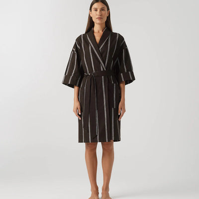 Chocolate Stripe Robe