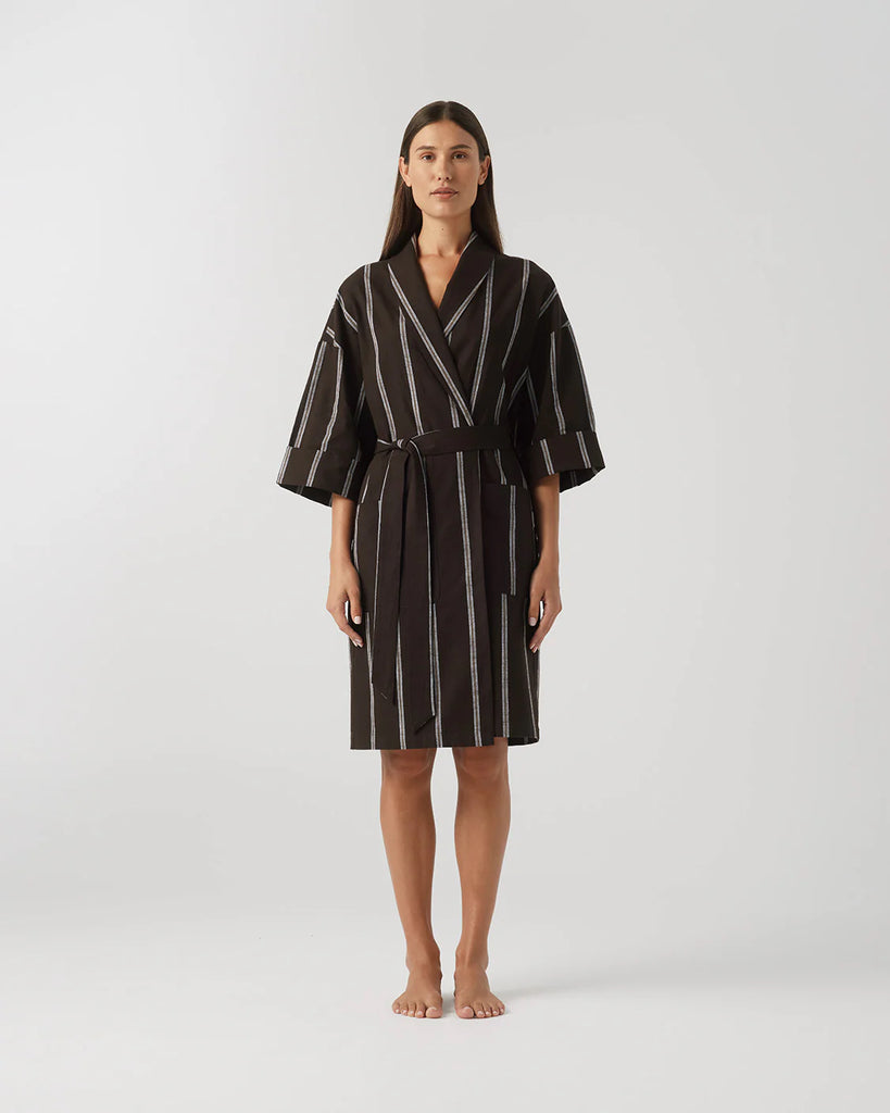 Chocolate Stripe Robe