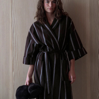 Chocolate Stripe Robe