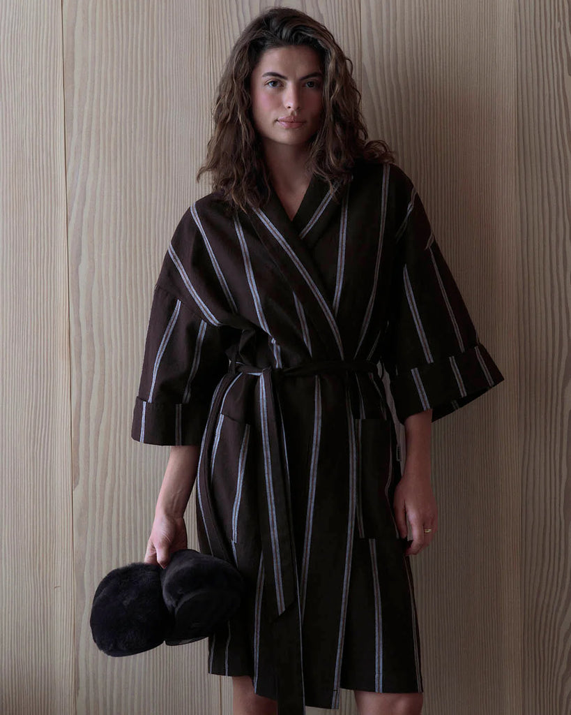 Chocolate Stripe Robe
