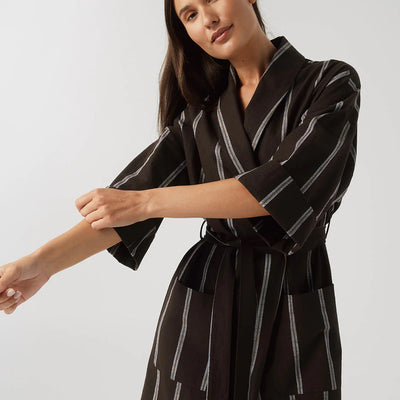 Chocolate Stripe Robe