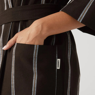Chocolate Stripe Robe