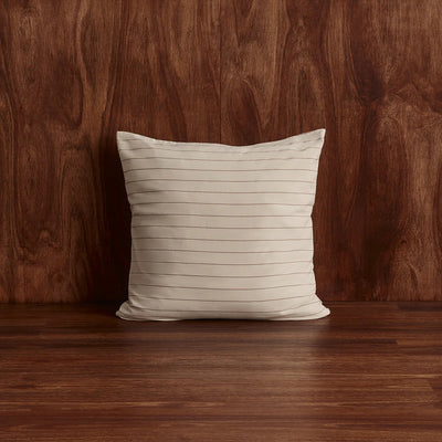 Cream Pinstripe Pillowcases