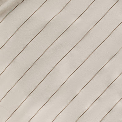 Cream Pinstripe Pillowcases