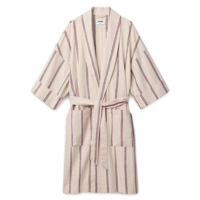 Cream Stripe Robe