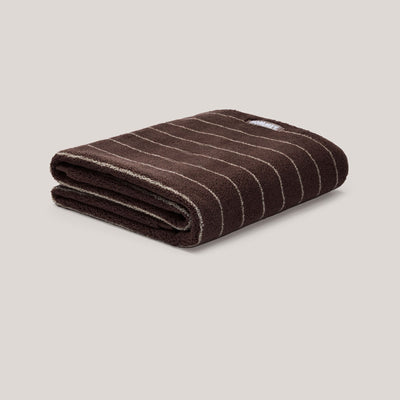 Espresso Pinstripe Towels
