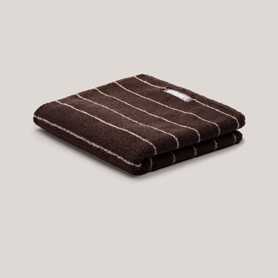 Espresso Pinstripe Towels