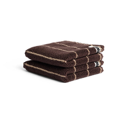 Espresso Pinstripe Towels