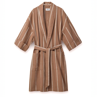 Hazelnut Stripe Robe