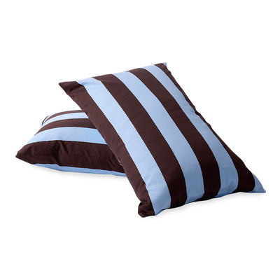 Iced Chocolate Stripes Pillowcase Pair