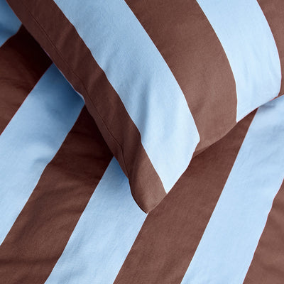 Iced Chocolate Stripes Pillowcase Pair