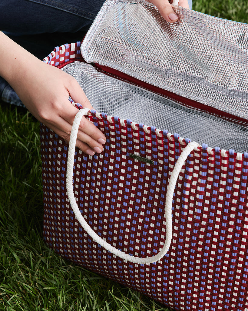 Insulated Picnic Bag - Berry