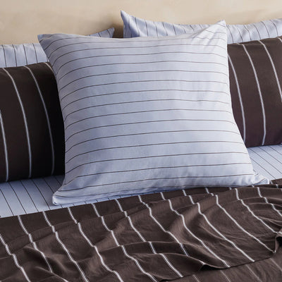 Mist Pinstripe Pillowcases