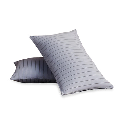 Mist Pinstripe Pillowcases