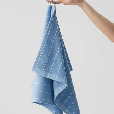 Pinstripe Tea Towel - Capri