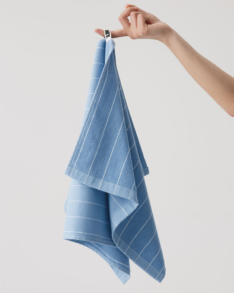 Pinstripe Tea Towel - Capri