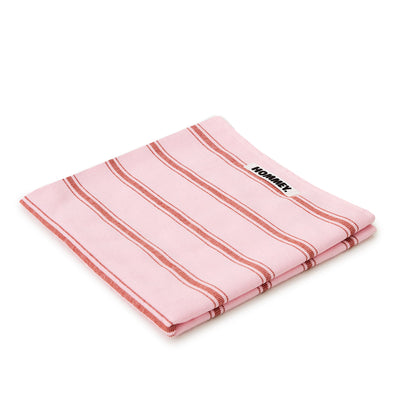 Pinstripe Tea Towel - Rose