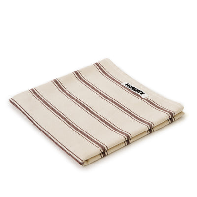 Pinstripe Tea Towel - Vanilla