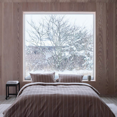 Versa Duvet Cover - Caramel & Cream