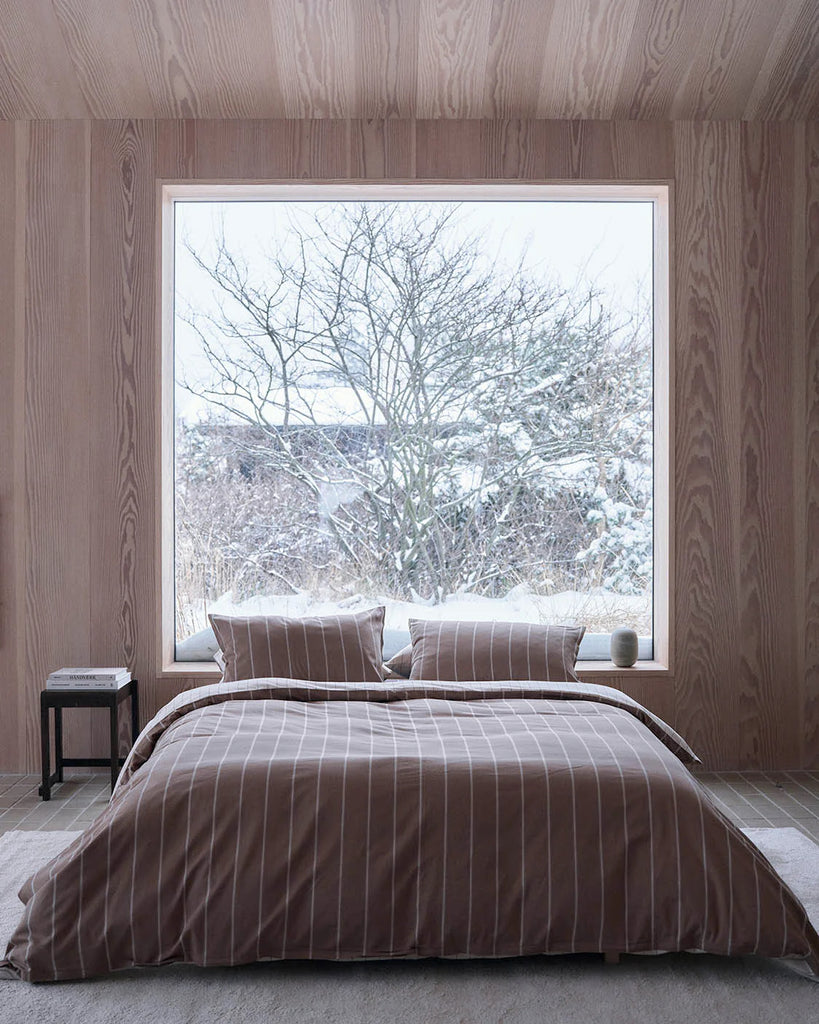 Versa Duvet Cover - Caramel & Cream