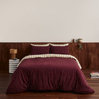 Versa Duvet Cover - Chamomile & Wine