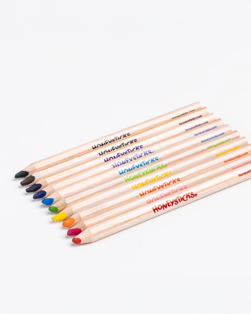 Jumbo Triangle Beeswax Pencils
