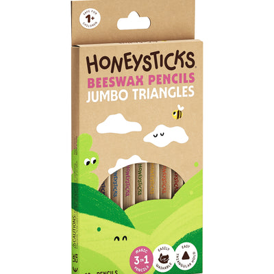 Jumbo Triangle Beeswax Pencils