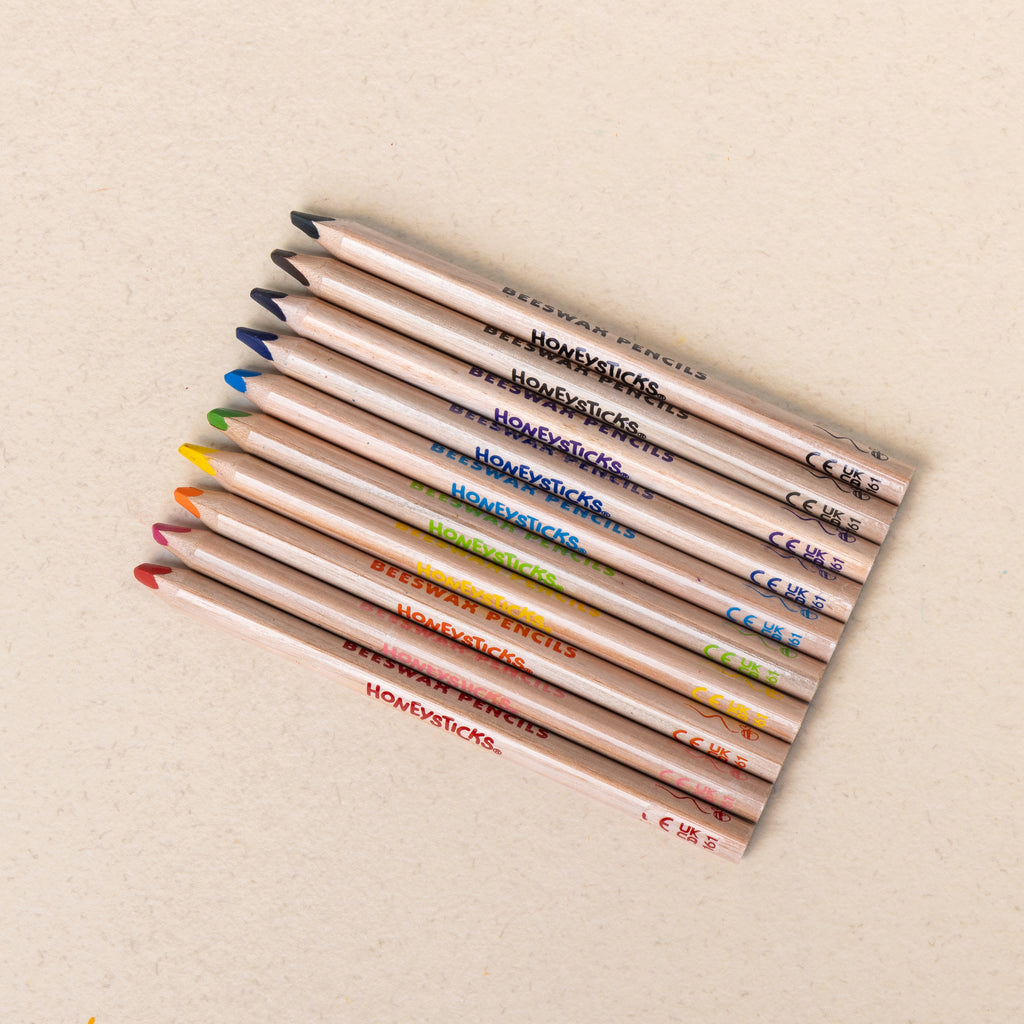 Jumbo Triangle Beeswax Pencils