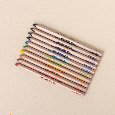 Jumbo Triangle Beeswax Pencils