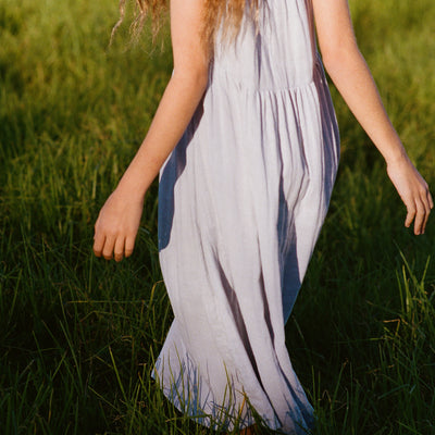 Darcy Dress - Pale Indigo