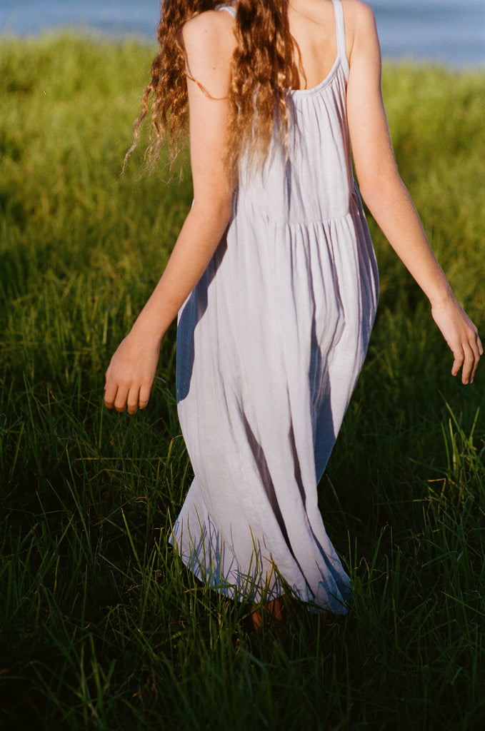 Darcy Dress - Pale Indigo