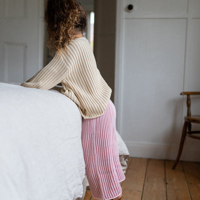 Essential Knit Pants - Strawberry