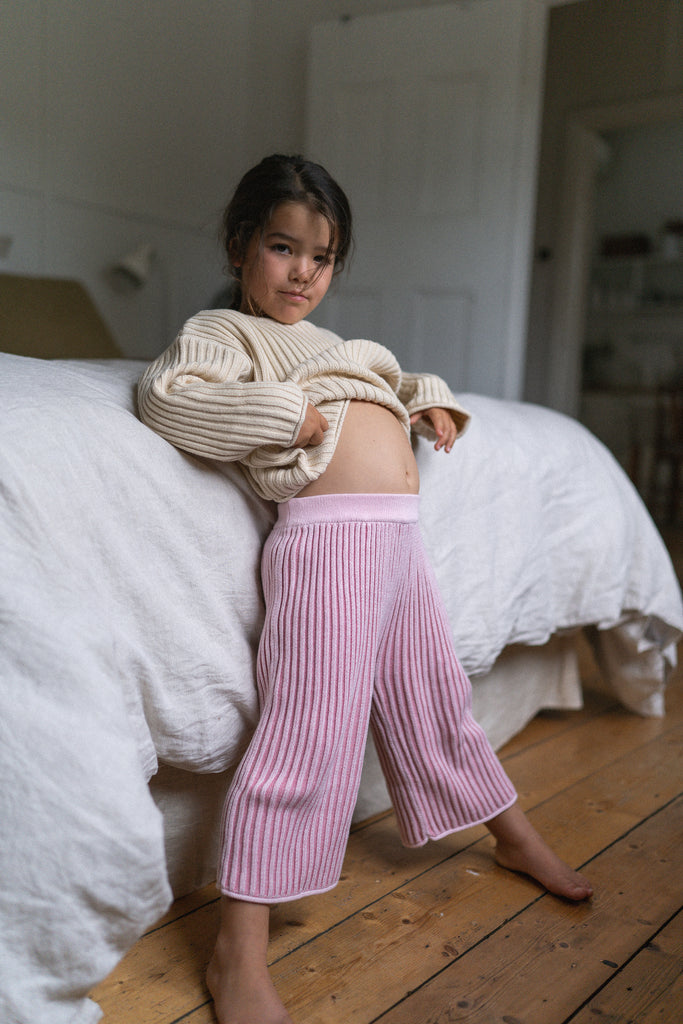 Essential Knit Pants - Strawberry
