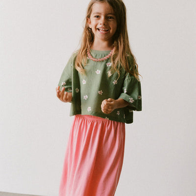 Crop Tee - Field Daisy