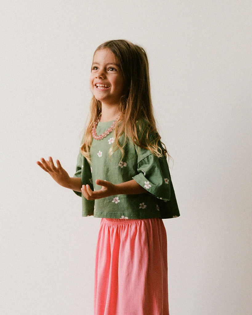 Crop Tee - Field Daisy