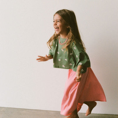 Crop Tee - Field Daisy